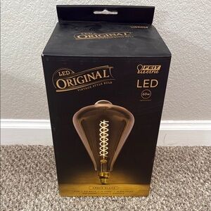 FEIT Electric LED Original Vintage Style Bulb - Black and Gold